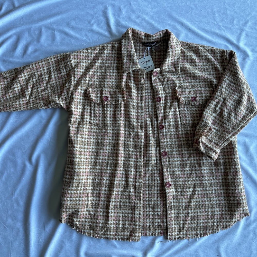 XL Plaid Shacket